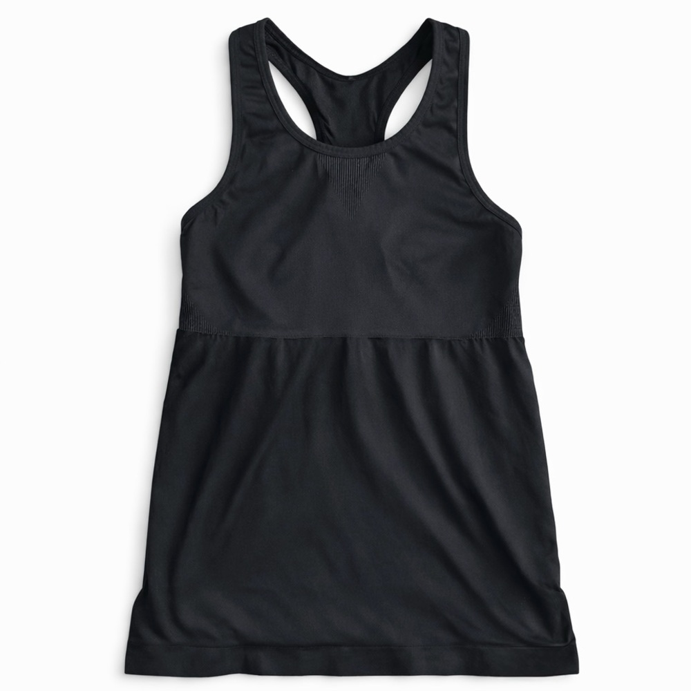 Patagonia Racerback Tank Top Built-In Sports Bra Workout Yoga Gym Hiking Black S